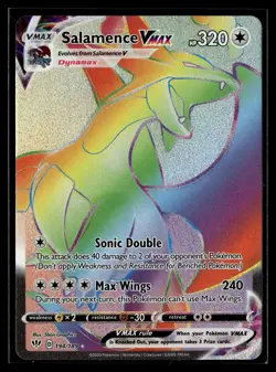 Salamence VMAX 194/189 Darkness Ablaze Rare Rainbow Pokemon - Image 1