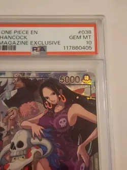PSA 10 Boa Hancock 2025 PSA Magazine Promo OP07-038 One Piece Promo Card - Image 3