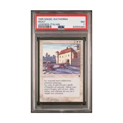 WotC Magic Graded Card Moat - Italian Legends - PSA 7 NM - Image 1