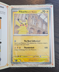Pikachu at the Museum Promo Jumbo Card - SEALED - Image 1