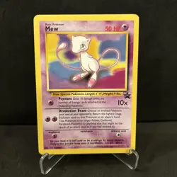 Mew #8 Black Star Promo WOTC 2000 Pokemon Card ⭐ NM ⭐ - Image 1