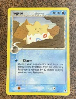 Togepi 41/101 Dragon Frontiers Uncommon Pokemon Card - Image 1