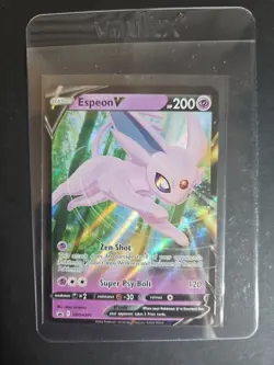 Pokemon Card Espeon V SWSH201 Black Star Promo Sword Shield V Heroes Tin NM - Image 3