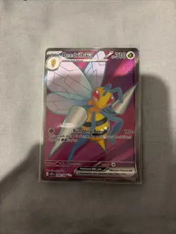 Beedrill ex 98/86 Full Art Double Ultra Rare Pokemon Chaos Rising ME04 NM - Image 1