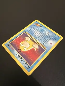Misty’s Psyduck 90/132 Gym Challenge Unlimited 2000 Pokemon Card Common NM - Image 3