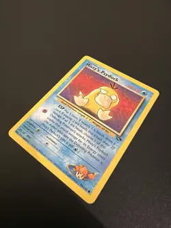 Misty’s Psyduck 90/132 Gym Challenge Unlimited 2000 Pokemon Card Common NM - Image 5