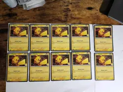 Pikachu (Pokemon Day 2026) TEF Stamped PROMO 051/162 NM LOT OF 10 - Image 1