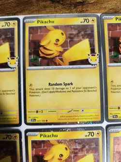 Pikachu (Pokemon Day 2026) TEF Stamped PROMO 051/162 NM LOT OF 10 - Image 4
