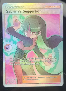 Sabrina's Suggestion Full Art 181/181 LP+/LP Pokemon TCG - Image 1