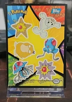 Pokemon Topps Sticker Puzzle Blue Label - Image 1