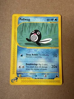 Pokemon TCG Poliwag 87/144 Skyridge Non Holo Common Near Mint - Image 1
