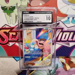 CGC 10 Lickitung 180/162 Illustration Rare - Temporal Forces - Pokemon TCG - Image 1