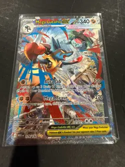 Pokemon - Mega Lucario EX 179/132 Mega Evolution SIR Special Illustration Rare - Image 1