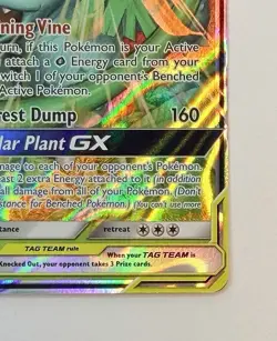 Venusaur & Snivy GX - 1/236 - SM Cosmic Eclipse Holo Rare Pokemon Card - NM/MINT - Image 5