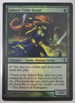 Mtg - Sakura-Tribe Scout (Foil) - The List Reprints (LIST) - Common - #144 - NM - Image 1