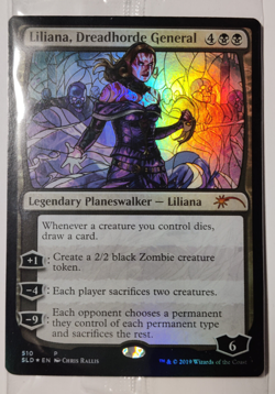 MTG Secret Lair Stained Glass Liliana, Dreadhorde General #510 -SLD Promo Sealed - Image 3