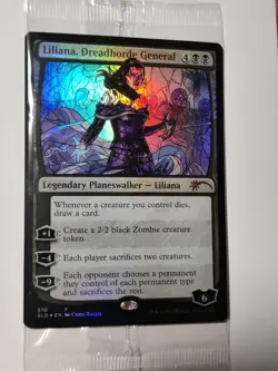 MTG Secret Lair Stained Glass Liliana, Dreadhorde General #510 -SLD Promo Sealed - Image 4