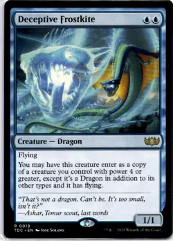 Deceptive Frostkite Commander: Tarkir: Dragonstorm Regular - Image 1