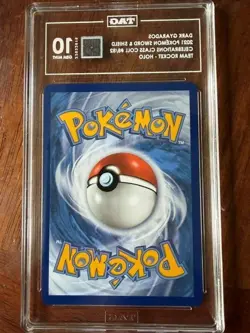 Pokemon SWSH Celebrations Classic Col Dark Gyarados #8/82 TAG 10 Gem Mint - Image 2