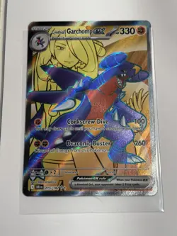 Pokemon TCG Cynthia's Garchomp EX 215/182 Destined Rivals Ultra Rare - Image 1