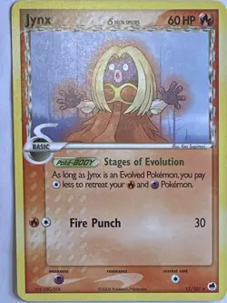 Jynx 17/101 Rare Dragon Frontiers Pokemon Lightly Played - Image 1