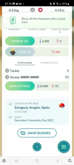 Pokemon Go Shiny Stufful - Image 2