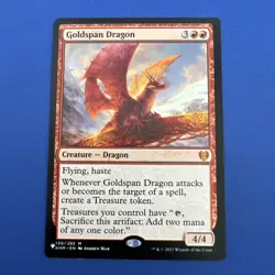 Goldspan Dragon - The List Reprints (LIST) MTG: Magic the Gathering 139/285 - Image 1