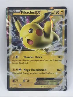Pokemon TCG Pikachu EX 2016 XY174 Blackstar Promo Holo NM - Image 1
