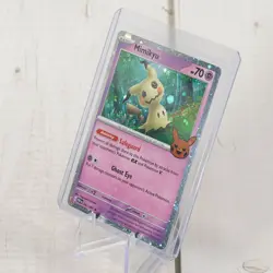 Mimikyu #37 Pokemon Halloween Trick or Trade 2024 Cosmo Holo RARE - Image 3