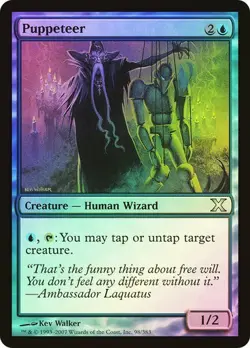 10th Edition MTG Foil Puppeteer Magic - Image 1