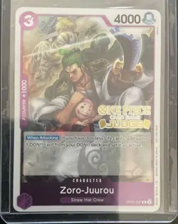 Zoro-Juurou OP05-067 Character Judge One Piece Bandai 4000 Power 3 Cost - Image 1