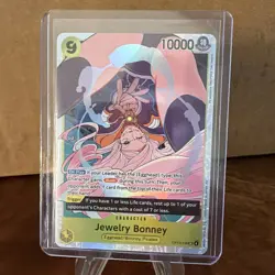 One Piece Card Game Jewelry Bonney OP13-108 SR Foil EN Carrying On His Will NM - Image 1