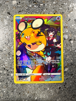 Pokemon TCG Cards Dedenne TG07/TG30 Brilliant Stars Trainer Gallery Art Rare NM - Image 1