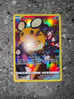Pokemon TCG Cards Dedenne TG07/TG30 Brilliant Stars Trainer Gallery Art Rare NM - Image 3