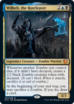 Wilhelt, the Rotcleaver Innistrad: Midnight Hunt Commander HEAVILY PLD ABUGames - Image 1