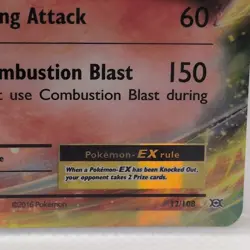 Charizard EX Pokemon Card 12/108 - Holo Rare - Near Mint - Image 4