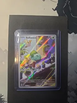Pokemon TCG Bulbasaur Holo Card Illustration Stellar Crown Rare 143/142 - Image 1