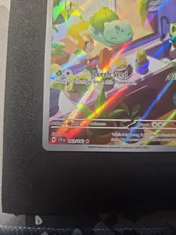 Pokemon TCG Bulbasaur Holo Card Illustration Stellar Crown Rare 143/142 - Image 3