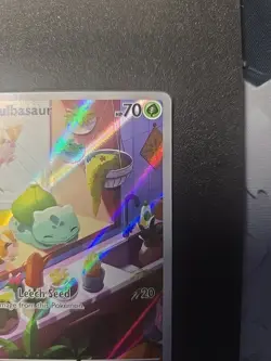Pokemon TCG Bulbasaur Holo Card Illustration Stellar Crown Rare 143/142 - Image 5