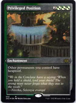 Privileged Position (Foil Etched) Double Masters 2022, 532 NM - Image 1