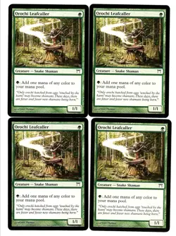 Orochi Leafcaller x4 Champions of Kamigawa Magic MTG Unplayed NM - Image 1