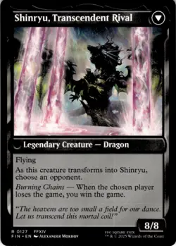 MTG Zenos yae Galvus Normal NM FINAL FANTASY Magic 127 - Image 2