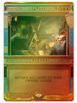 Sunder -NM- FOIL - Amonkhet Invocation - MASTERPIECE - MTG - Magic The Gathering - Image 1