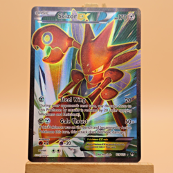 Scizor-EX Full Art Ultra Rare Card Breakpoint 119/122 Holo Pokemon TCG - Image 1