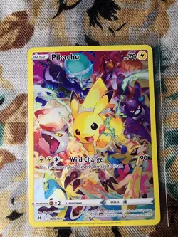 Pokemon NM Pikachu (Secret) 160/159 SWSH: Crown Zenith Holo - Image 1