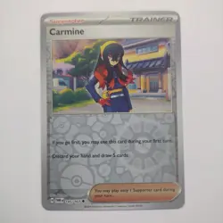 Pokemon Twilight Masquerade - Carmine - 145/167 - Reverse Holo - M/NM - Image 1