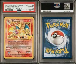 PSA 10 Charizard 4/102 Holo Celebrations Classic Coll Pokemon 2021 - Image 3