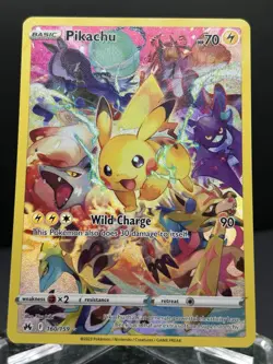 Pokemon Pikachu TCG Card Crown Zenith 160/159 Holo Secret Rare NM/Mint Condition - Image 1