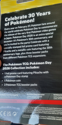 🔥Pokemon Day 2026🔥 Pokemon 30th Anniversary Bundle - In Hand - Sealed Pikachu - Image 4