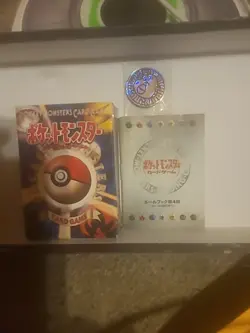 2 Pokemon Japanese Base Starter Decks*Empty* Mint Condition Vintage Coin Book In - Image 1